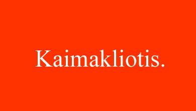 Kaimakliotis LLC Logo